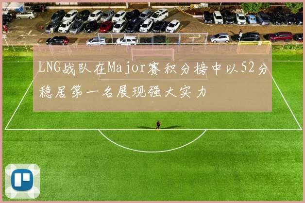 LNG战队在Major赛积分榜中以52分稳居第一名展现强大实力
