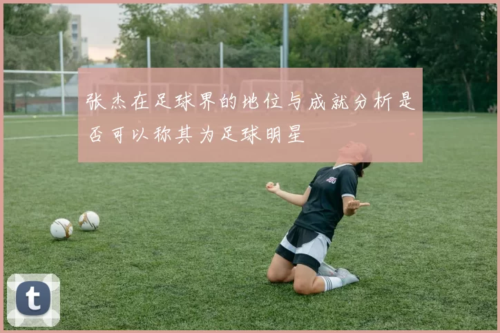 张杰在足球界的地位与成就分析是否可以称其为足球明星
