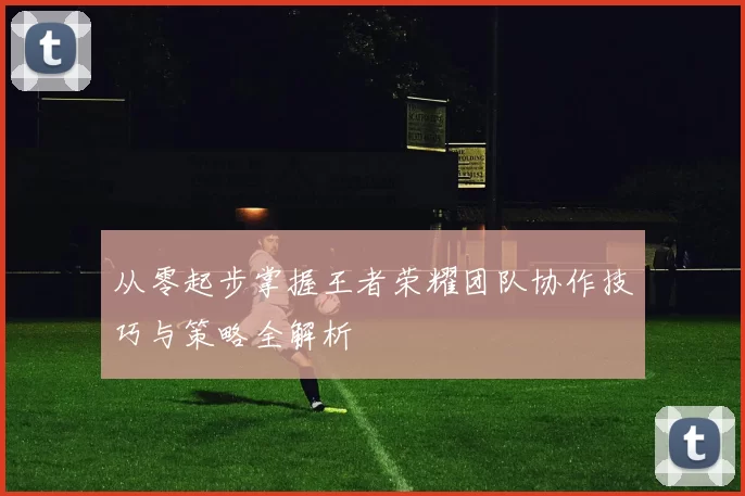 从零起步掌握王者荣耀团队协作技巧与策略全解析